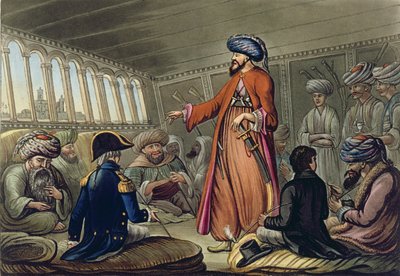 A Mameluke Delivering a Message from Mourad Bey, engraved by Joseph Constantine Stadler, published by I. White, London, 1801 by Cooper Willyams